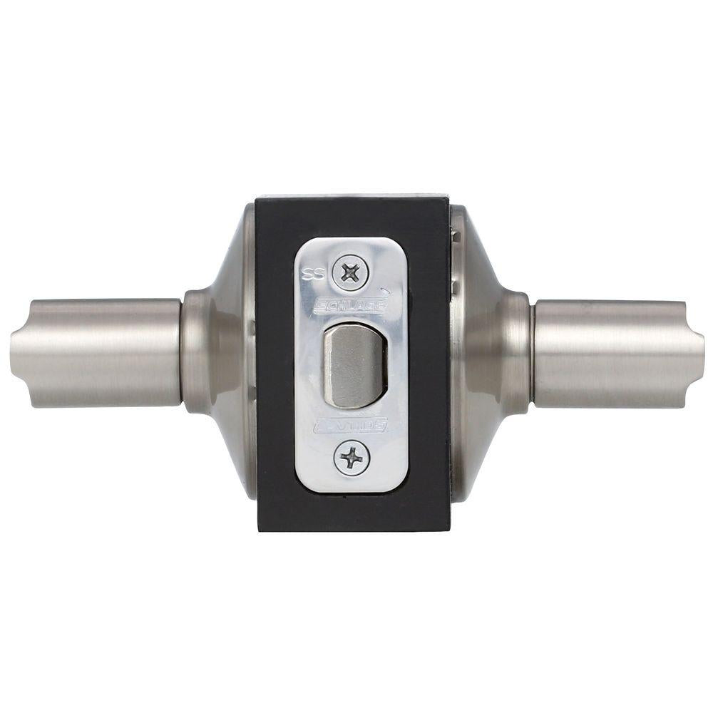Latitude Satin Nickel PassaHall/Closet Door Lever (4-Pack)