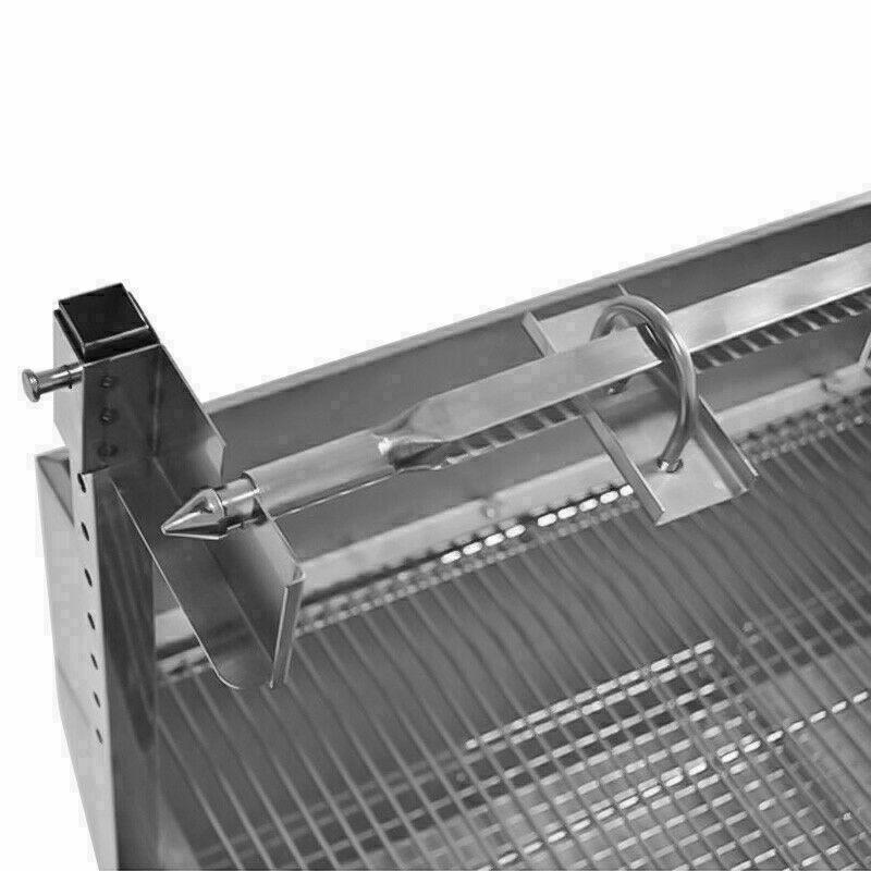 46'' BBQ Grill Electric Hog Roast Barbeque Spit Machine Oven Rotisserie 132lbs