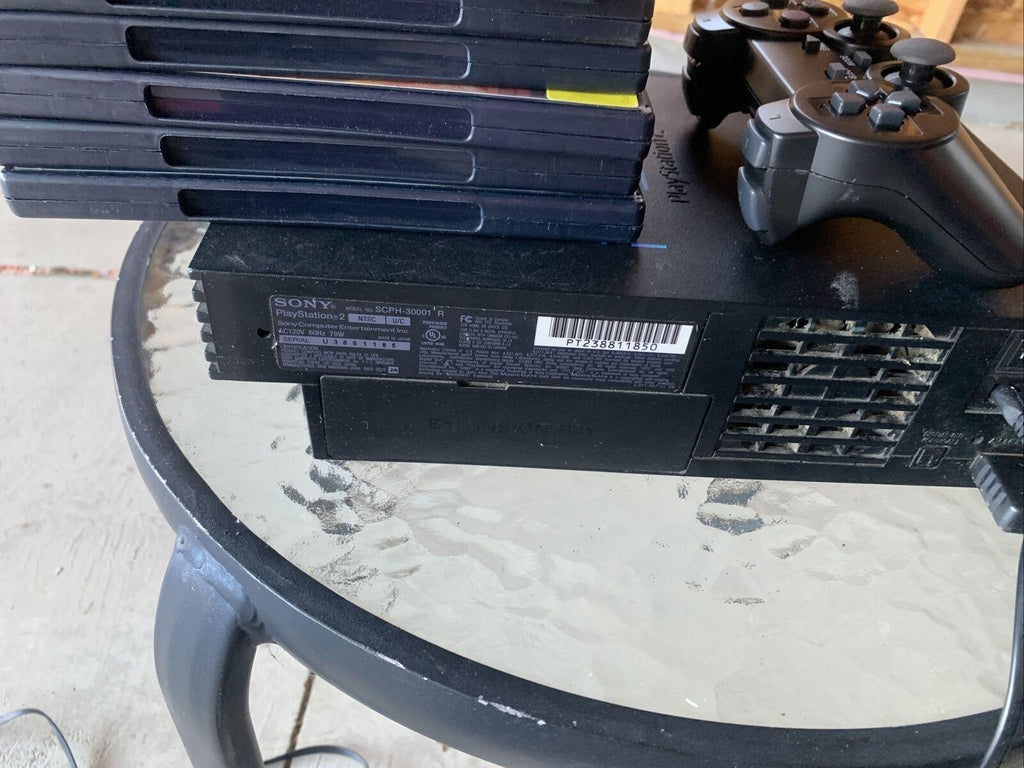 Sony PlayStation 2 Plus 7 Games Control And Cords