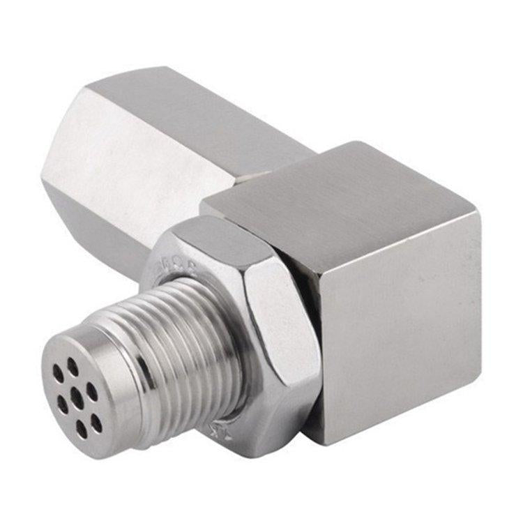 90 Degree Check Engine Light Eliminator O2 Sensor Adapter with Mini CAT