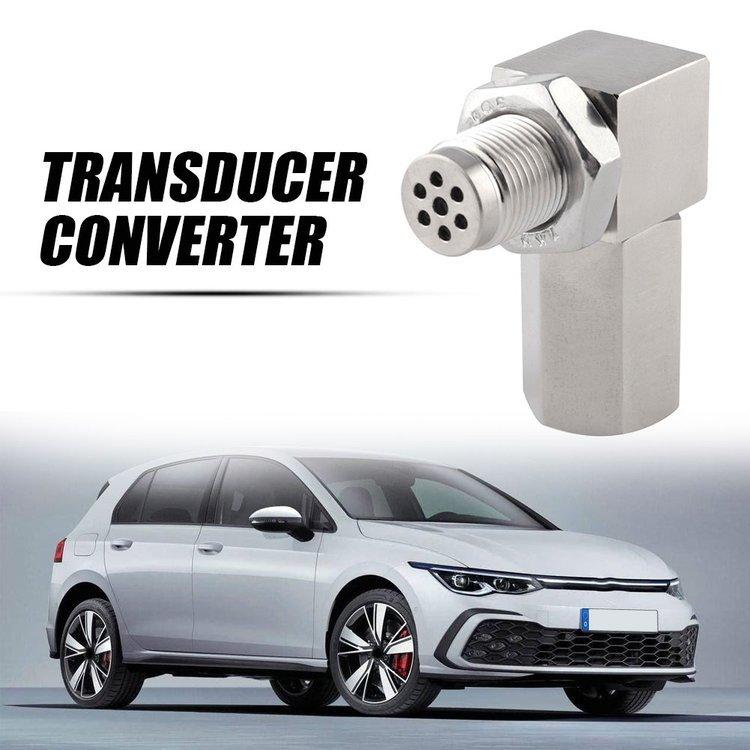 90 Degree Check Engine Light Eliminator O2 Sensor Adapter with Mini CAT
