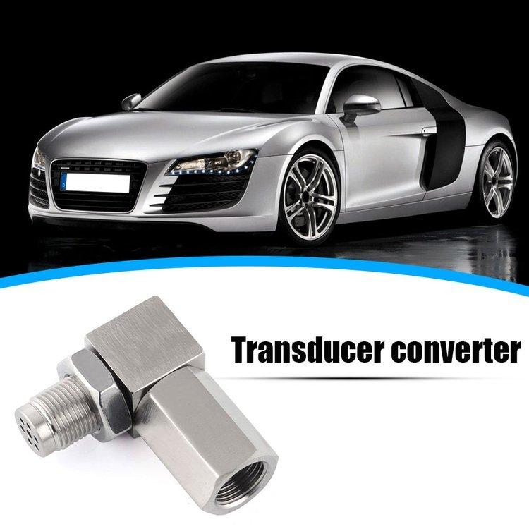 90 Degree Check Engine Light Eliminator O2 Sensor Adapter with Mini CAT