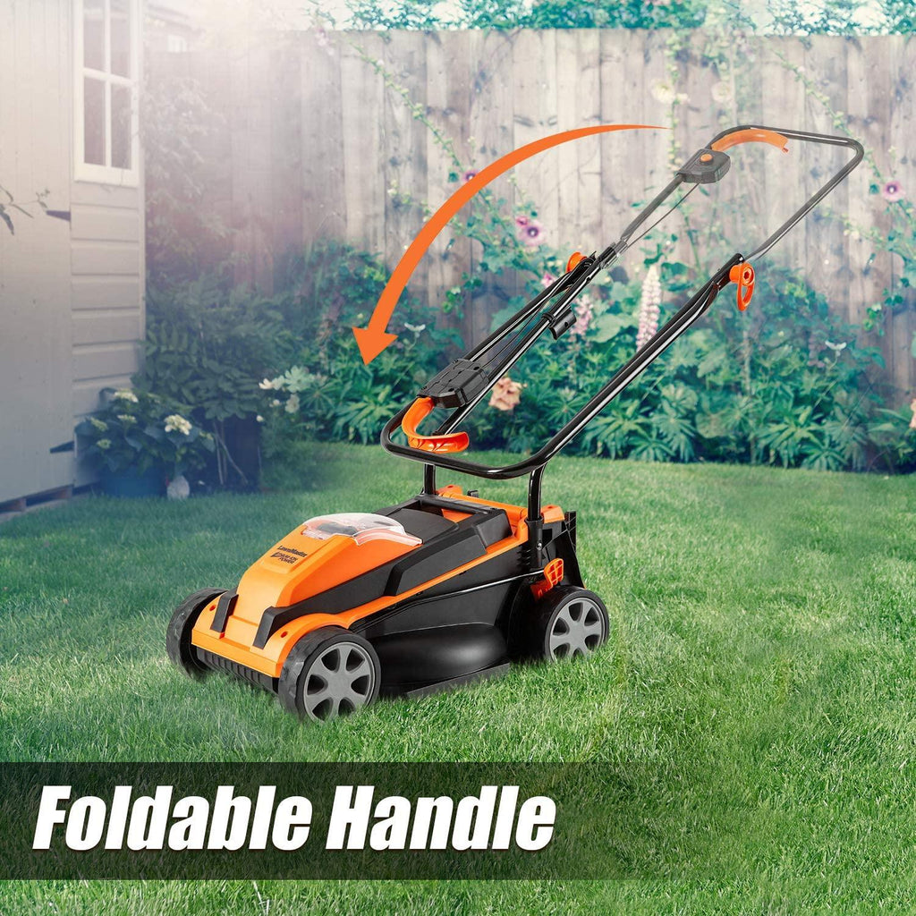 LawnMaster CLM2413A Cordless 13-Inch Lawn Mower 24V Max Lithium-Ion with 4.0Ah Battery and Charger