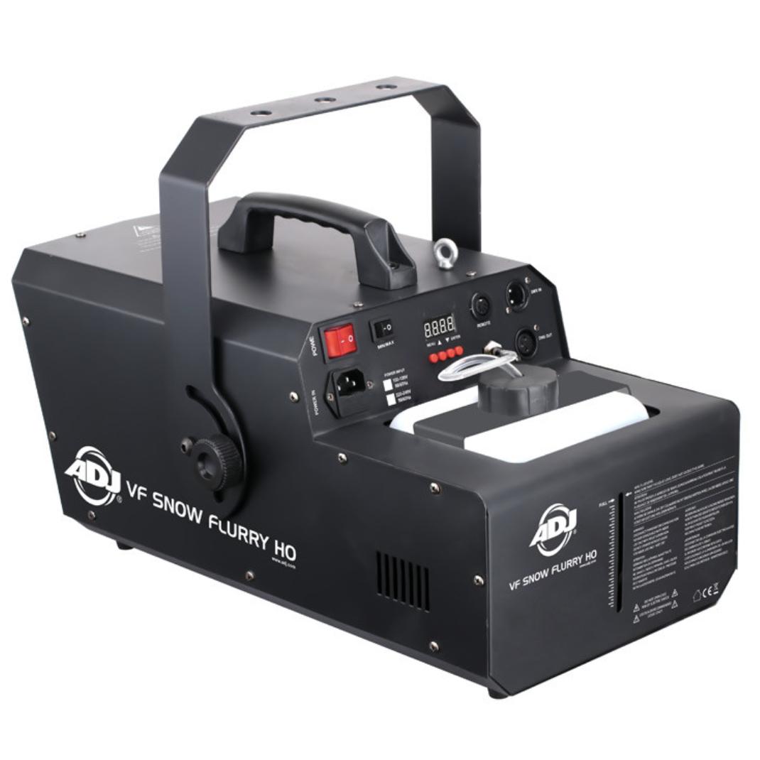 ADJ VF Snow Flurry HO 1250W Snow Machine w/ 2.3 Liter Snow Fluid Tank (2 Pack)