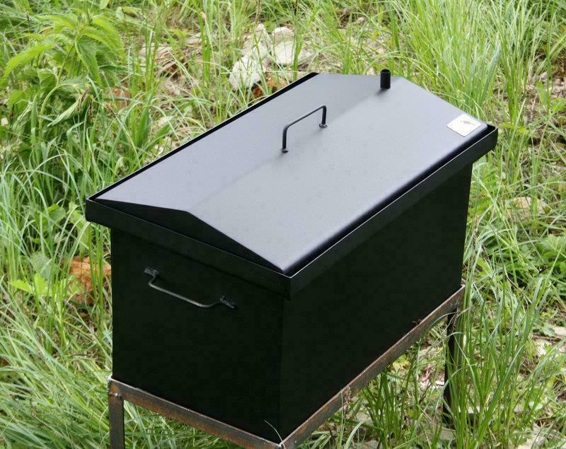 Portable BBQ Hot Smoker Barbecue Grill Outdoor Meat Smoker/Cooker. Home smoker