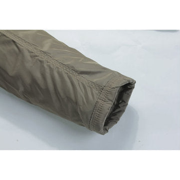 men's casual business windproof thicken multi safe zipper pockets plaid warm trench coat