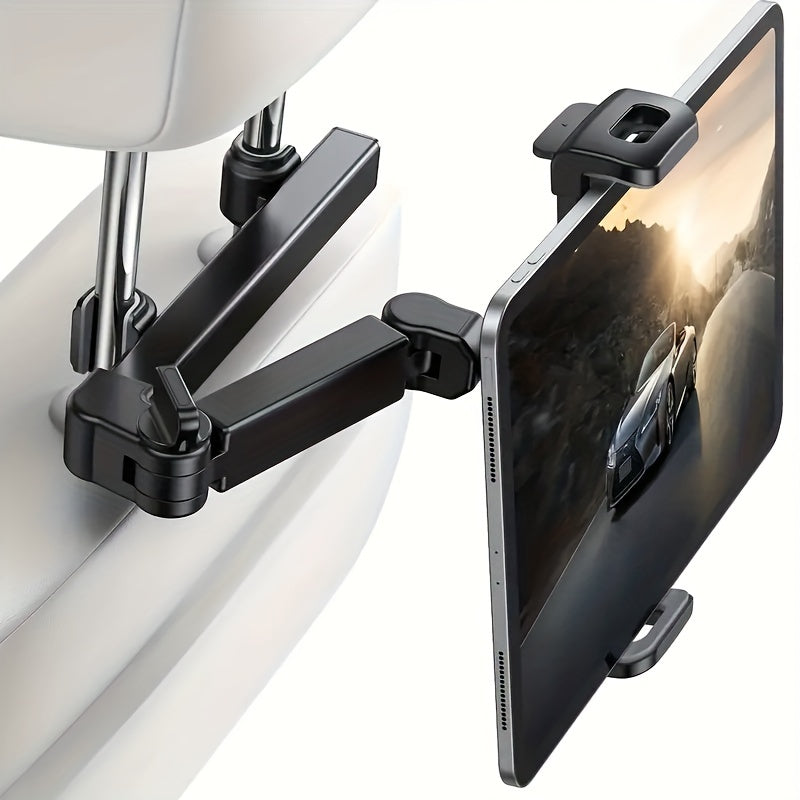 Car Tablet Holder, Headrest Tablet Mount Headrest Stand Cradle Compatible With Devices For IPad Air Mini, Other 4.7-12.9" Cell Phones And Tablets