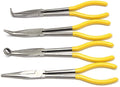 LFDHSF Pliers Tool Pliers Hand Tool， 4Pcs 11 inch Bent Mechanic Equipment Hand Tool Set Extra Long Nose Pliers Straight