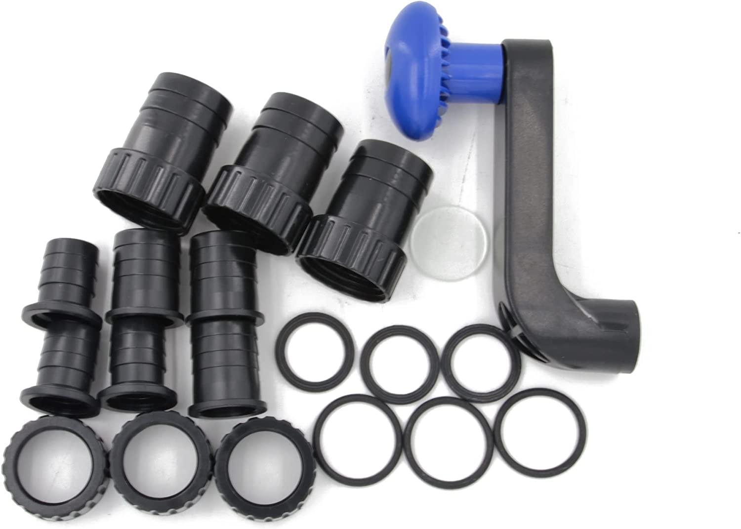 SUN Grech CPF-2500 Pond Bio Pressure Filter UVC 13-watt Up to 1600 Gallons (CPF-2500 + 720GPH Pump)