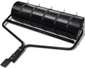 vidaXL Lawn Roller w/ 5 Aerators Bands Clamps Spike Iron Garden Outdoor Grass