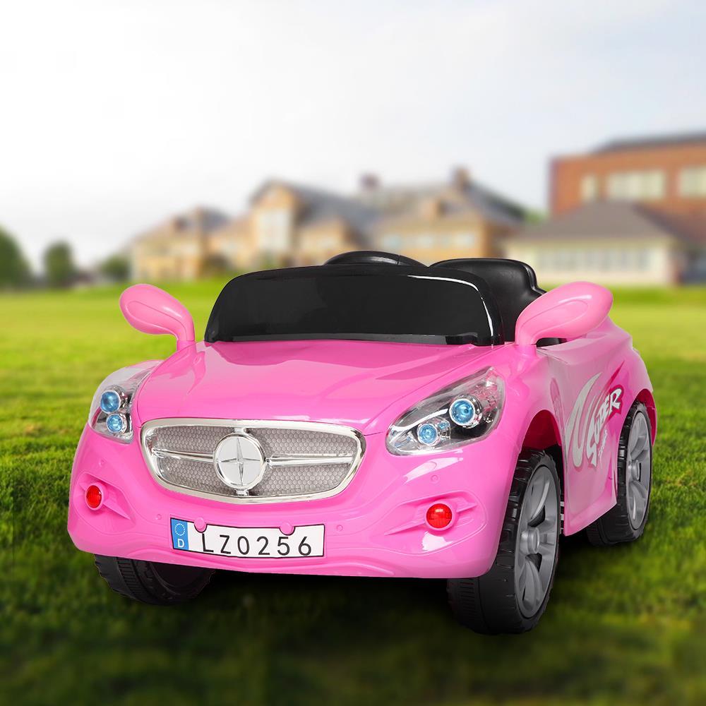 Zimtown Ride-On Car Electric Car with 35W*2 12V7AH*1 Battery Children Car Pre-Programmed Music and Ride on Car Remote control Pink