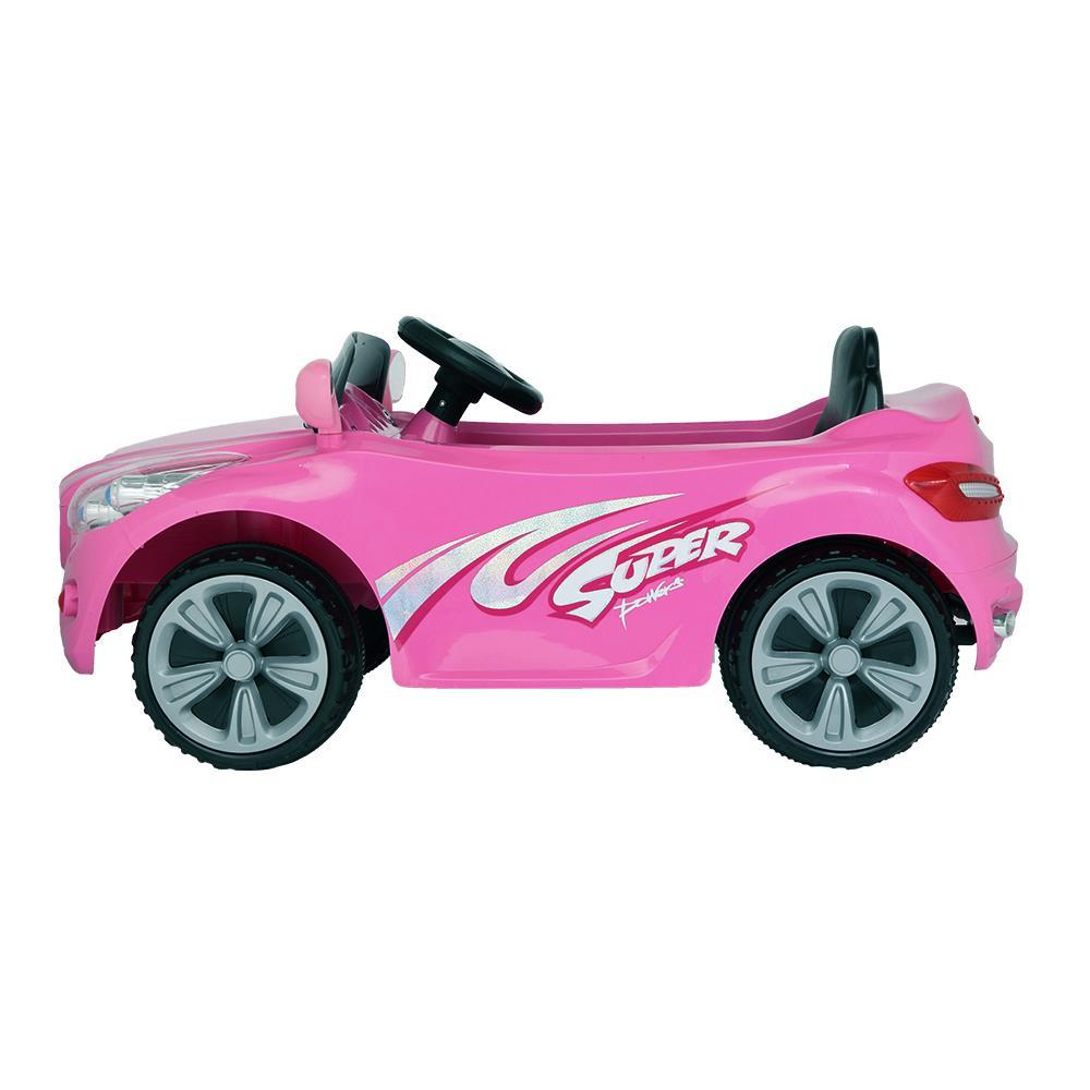Zimtown Ride-On Car Electric Car with 35W*2 12V7AH*1 Battery Children Car Pre-Programmed Music and Ride on Car Remote control Pink