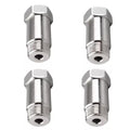 4PCS 45mm Plating Nickel O2 Sensor Extension Spacer Extender Adapter M18*1.5