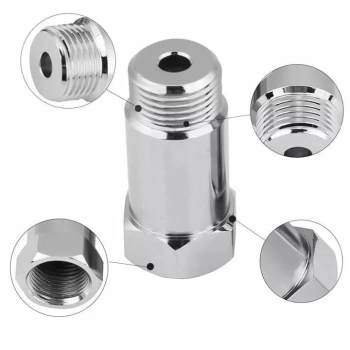 4PCS 45mm Plating Nickel O2 Sensor Extension Spacer Extender Adapter M18*1.5