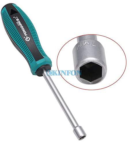 Screwdriver DHL 10Set15PCS 3-14mm Metal Socket Driver Hex Nut Key Wrench Screwdriver Nutdriver Hand Tool