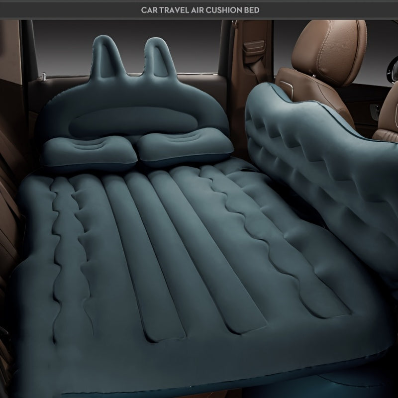 Travel in Comfort with this Inflatable Car Air Mattress - Perfect for Road Trips &amp; RVing!
