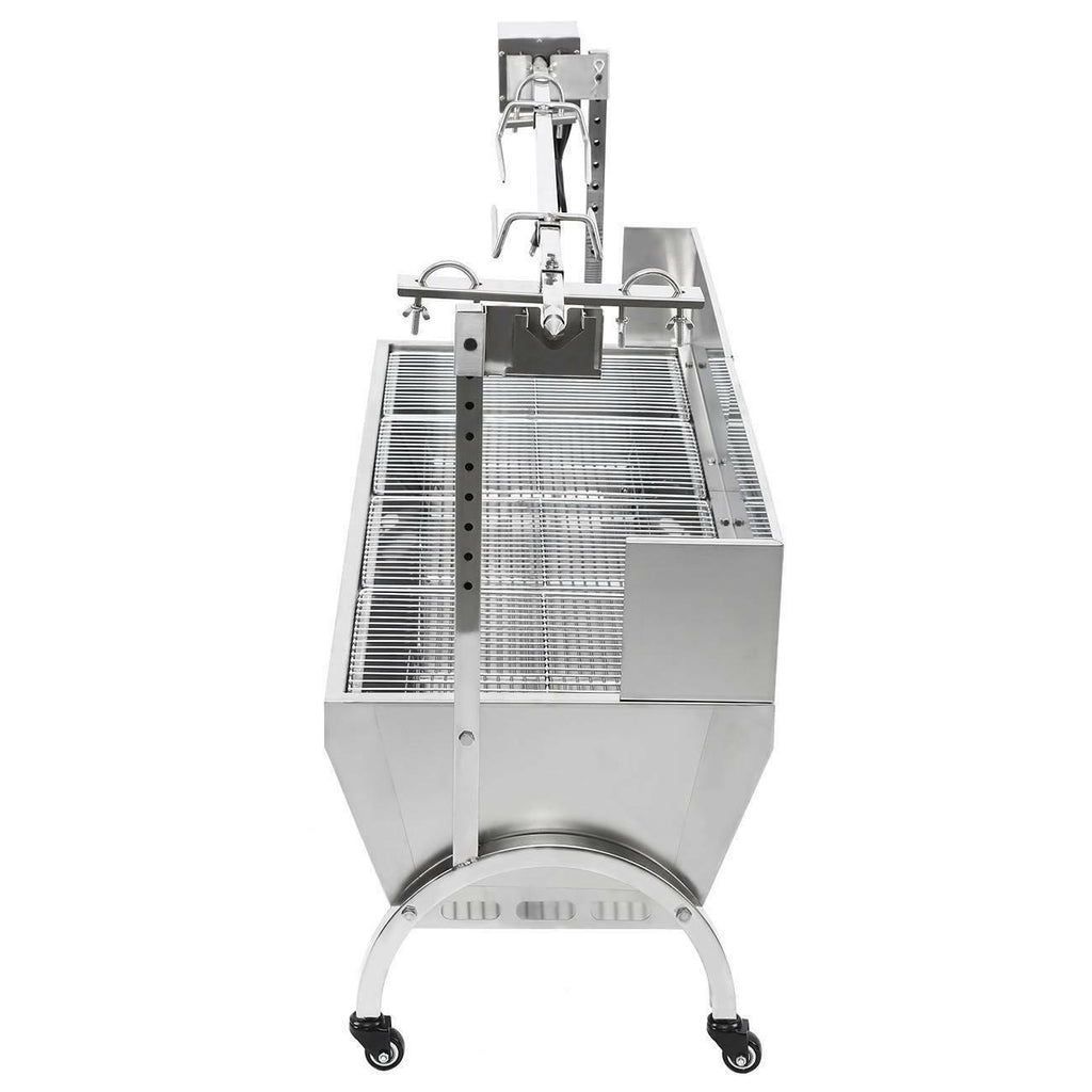 LarSpit Roaster Rotisserie Pig Lamb Roast BBQ Picnic Outdoor Cooker 46''