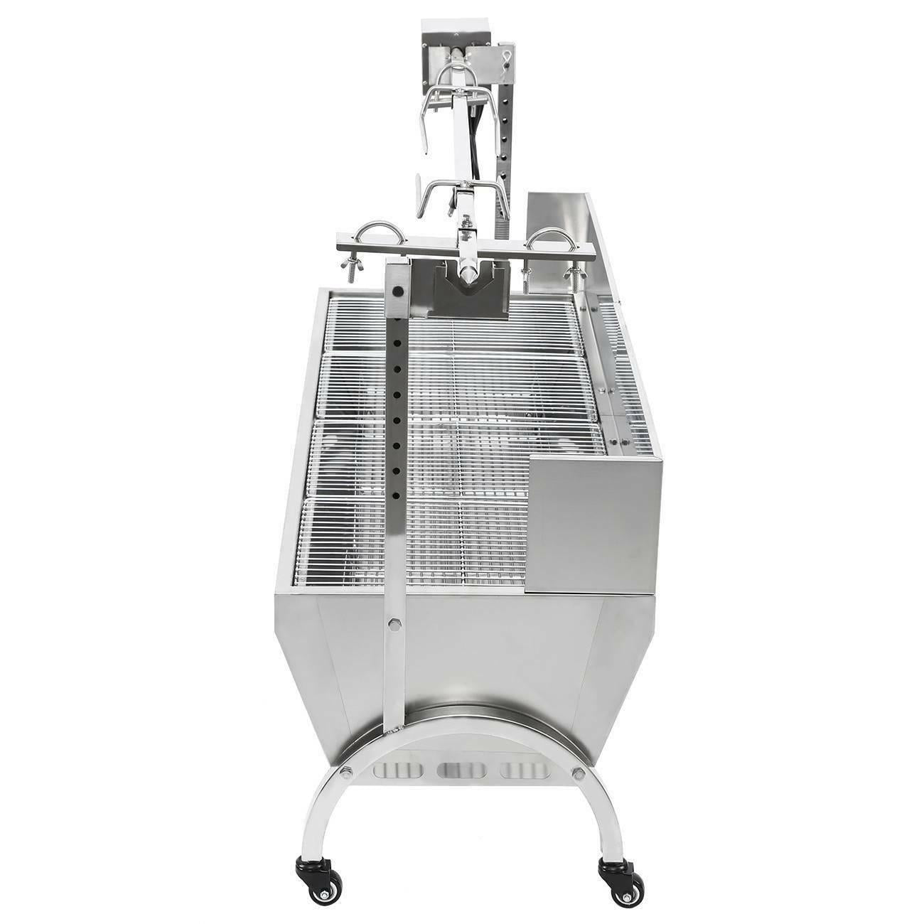 LarSpit Roaster Rotisserie Pig Lamb Roast BBQ Picnic Outdoor Cooker 46''