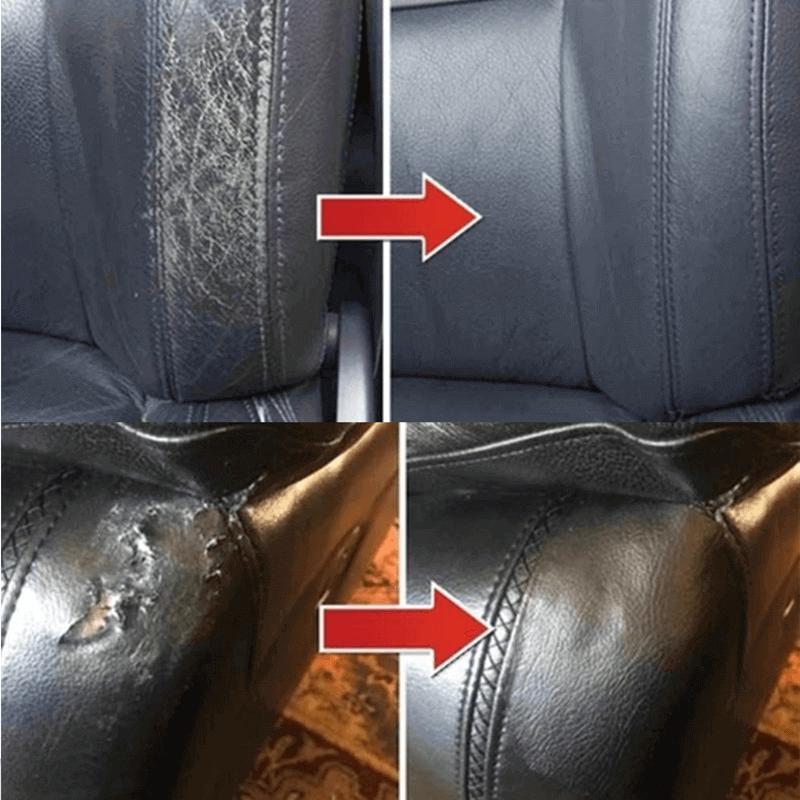 Restore Your Car Seats &amp; Steering Wheel with 20ml Leather Repair Gel - Home Leather Refurbishment Made Easy!