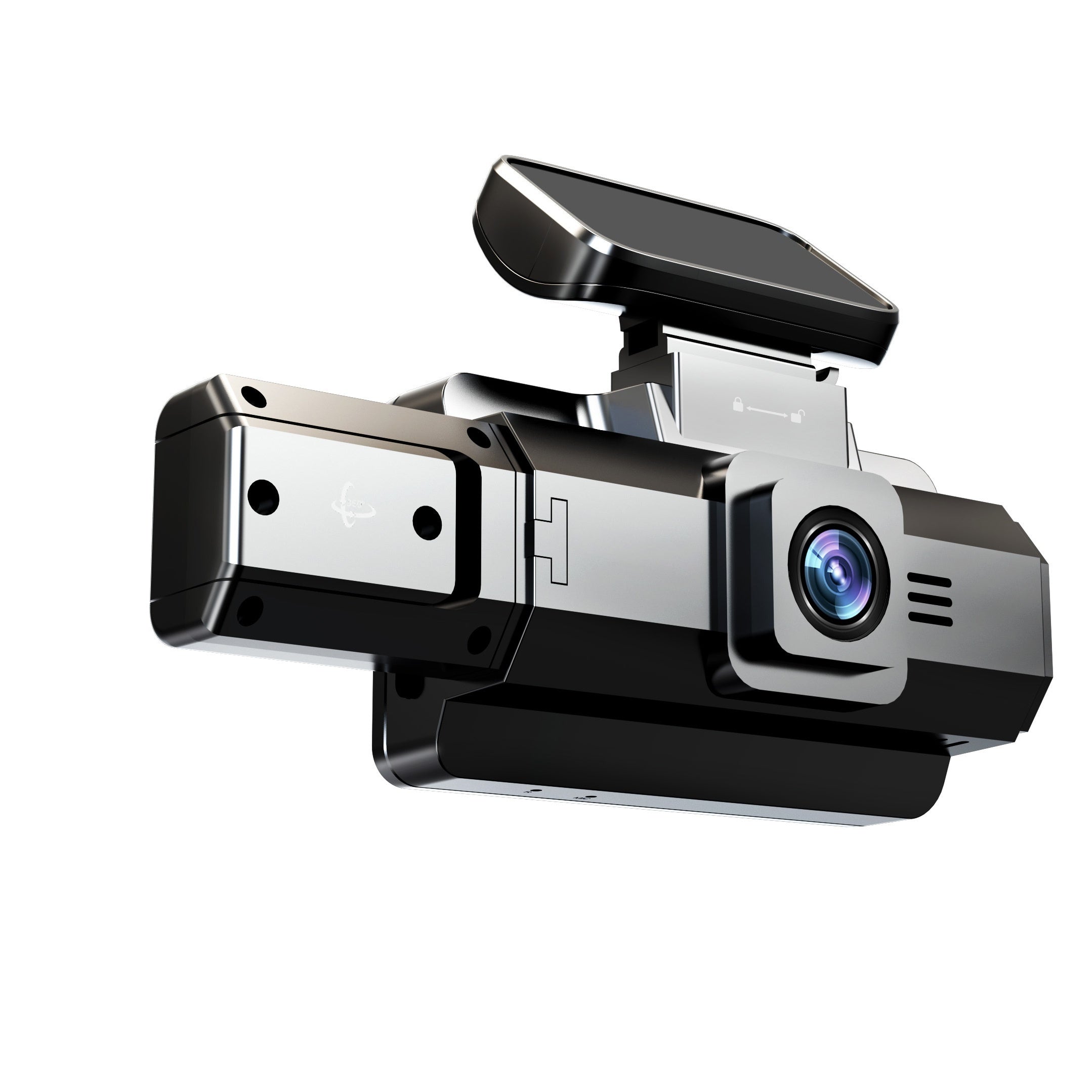 Dual Lens Dash Cam: Get Crisp 1080P Video Recording Day &amp; Night - 3.16 Wide Angle View!