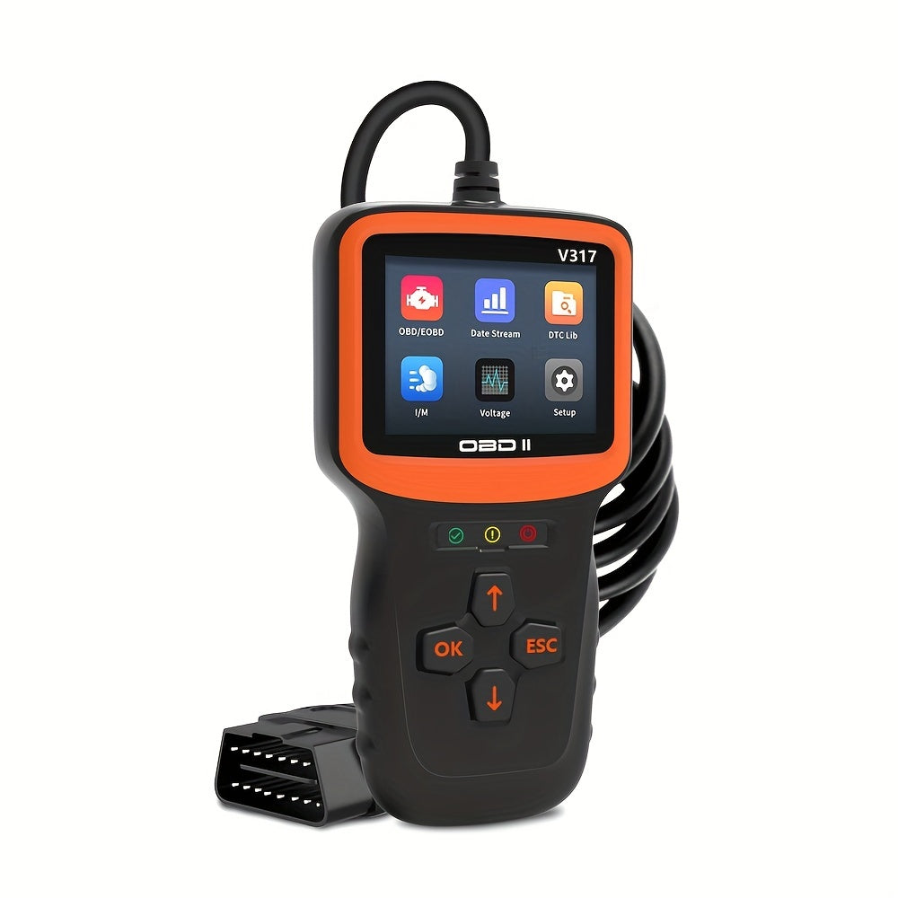 OBD2 Scanner Auto Check Car Engine Clear Fault Code Reader Automotive Diagnostic Scan Tester Tools Kit Color Screen,Car OBDII/EOBD Scan Tool