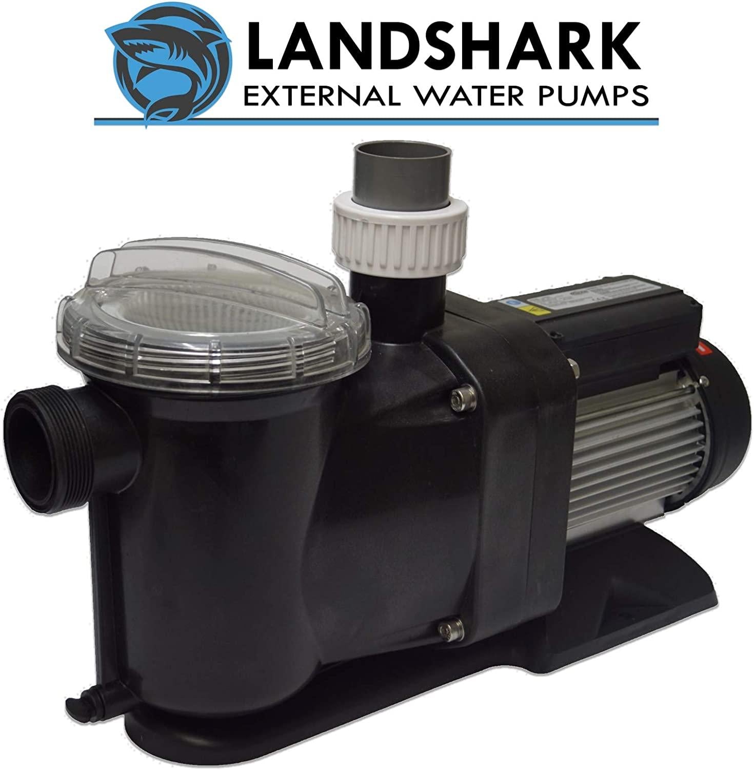Landshark LS3000 High Efficiency 1/2 Horsepower External Water Pump. 3,300 Gallons Per Hour Maximum Flow Rate