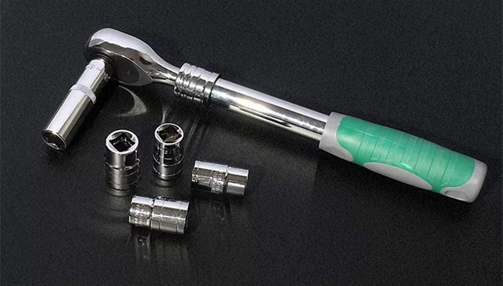 Peixiang Relaxed 3pcs 1/2Inch Auto Telescopic Ratchet Wrench Universal Key Spanner Length 31-44cm Torque Wrench Car Bike Repair Tools Universal Hand Tools Decorative