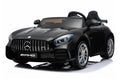 2 Seater 12V powered Mercedes ride on car 4WD for kids Remote Control LED lights Opening doors MP3 - Black