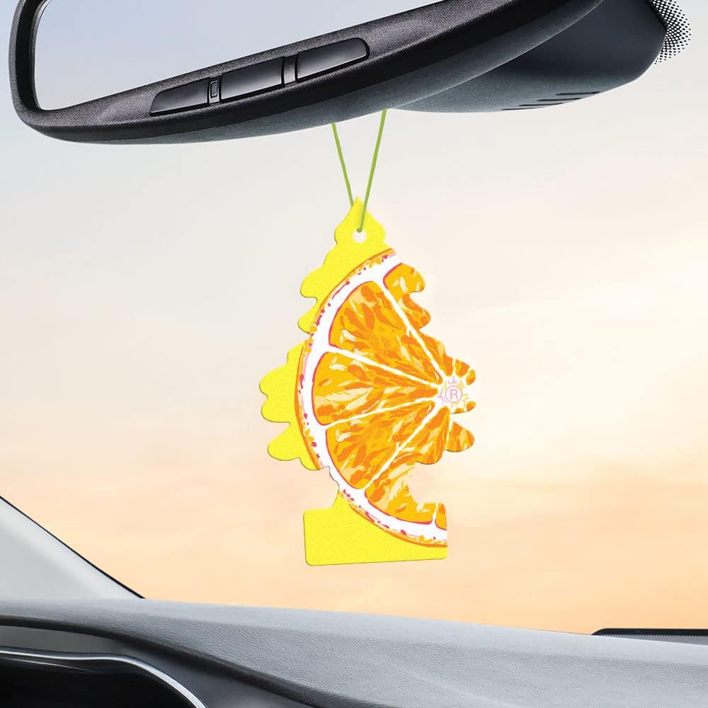 LITTLE TREES Air Fresheners Car Air Freshener. Hanging Tree Provides Long Lasting Scent for Auto or Home. Sliced, 24 Air Fresheners