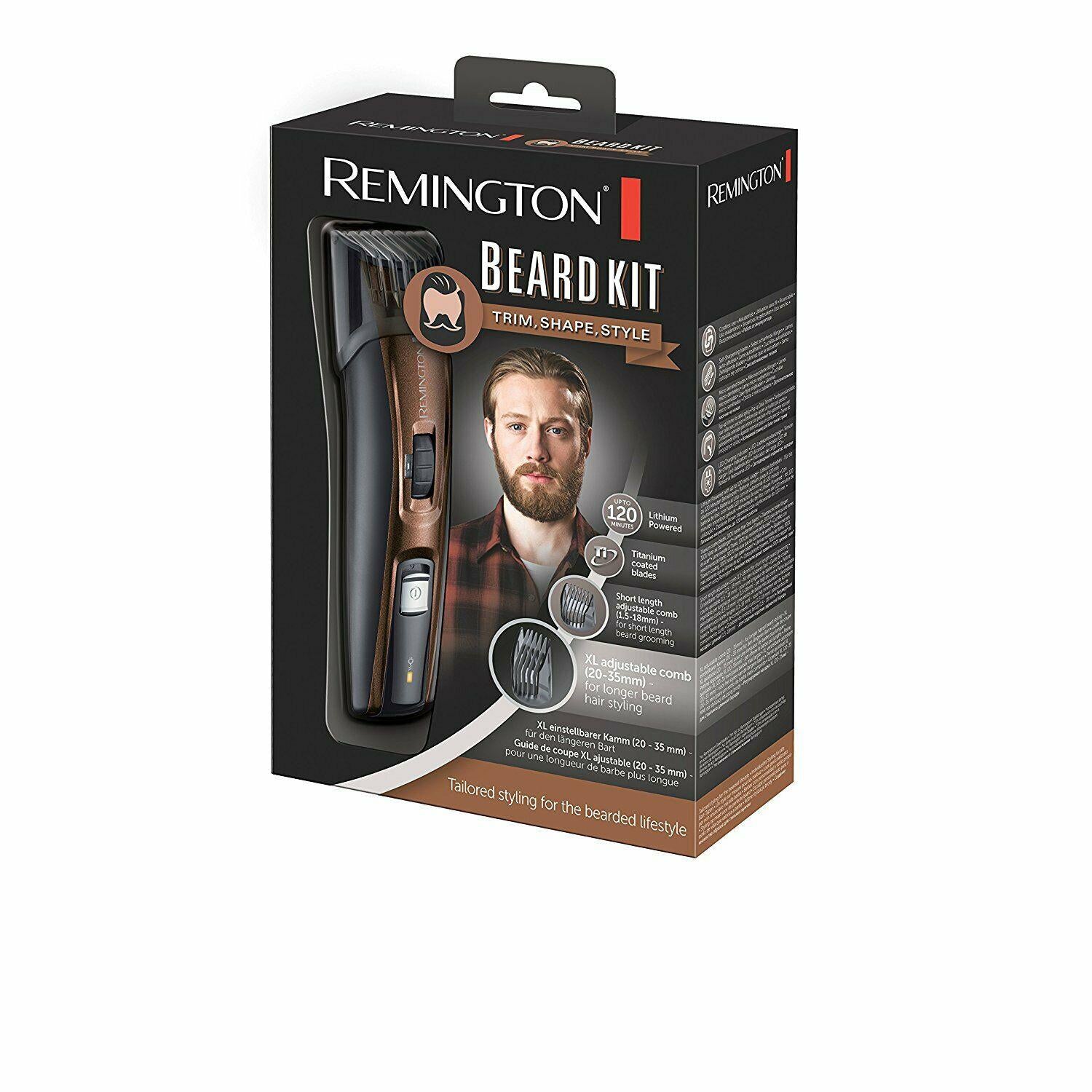 MB4045 - Kit Trimmer Beard, 5 Accessories and Barber, Wireless