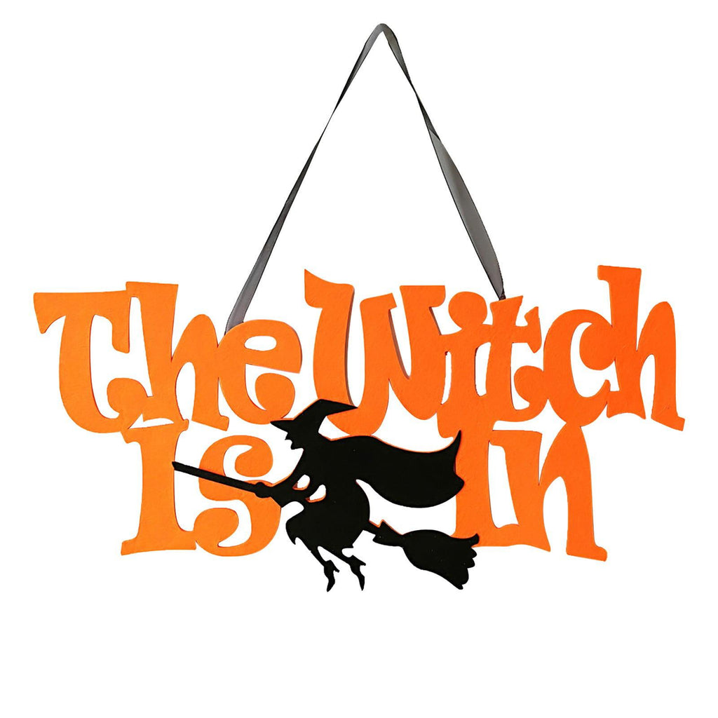 Mnycxen Halloween Witch Decoration Holiday Pendant Party Ghost Funny Decoration Props