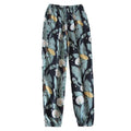 floral printed soft pants with pocket