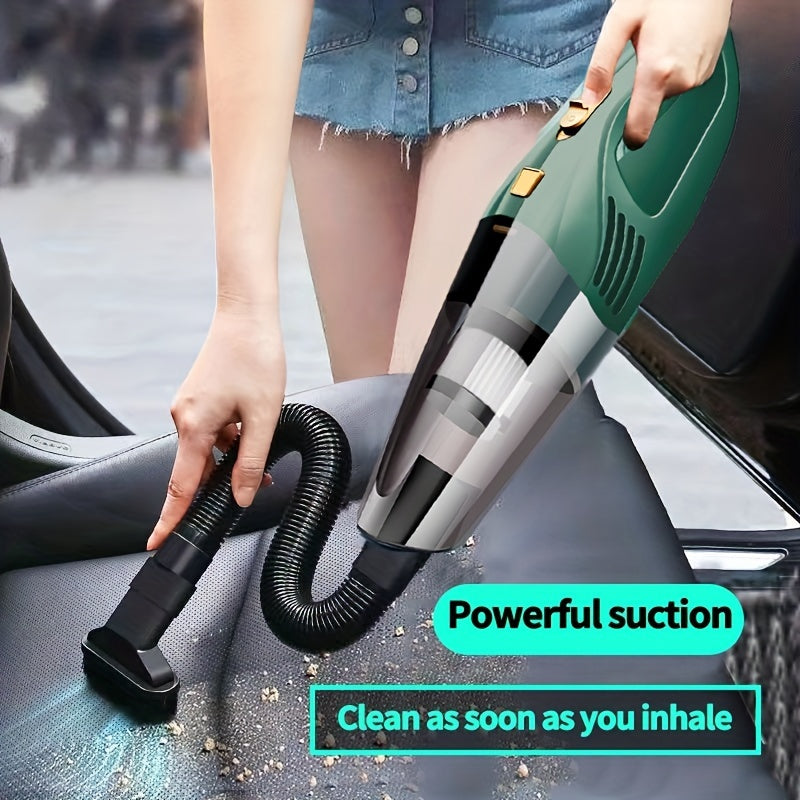 Car Mounted Wireless Vacuum Cleaner With Strong Power And LarSuction Mini Hand-held Car Vacuum Cleaner Household Indoor Small