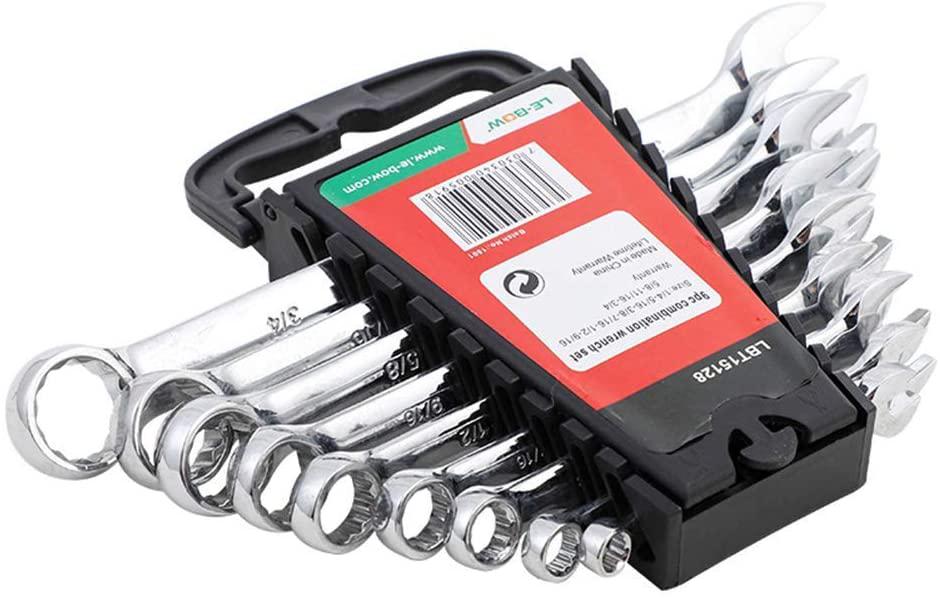 Peixiang Sturdy Ratchet Wrench Set Fast Open End Wrench Dual-Use Auto Repair Tool Plum Two-Way Wrench Safety