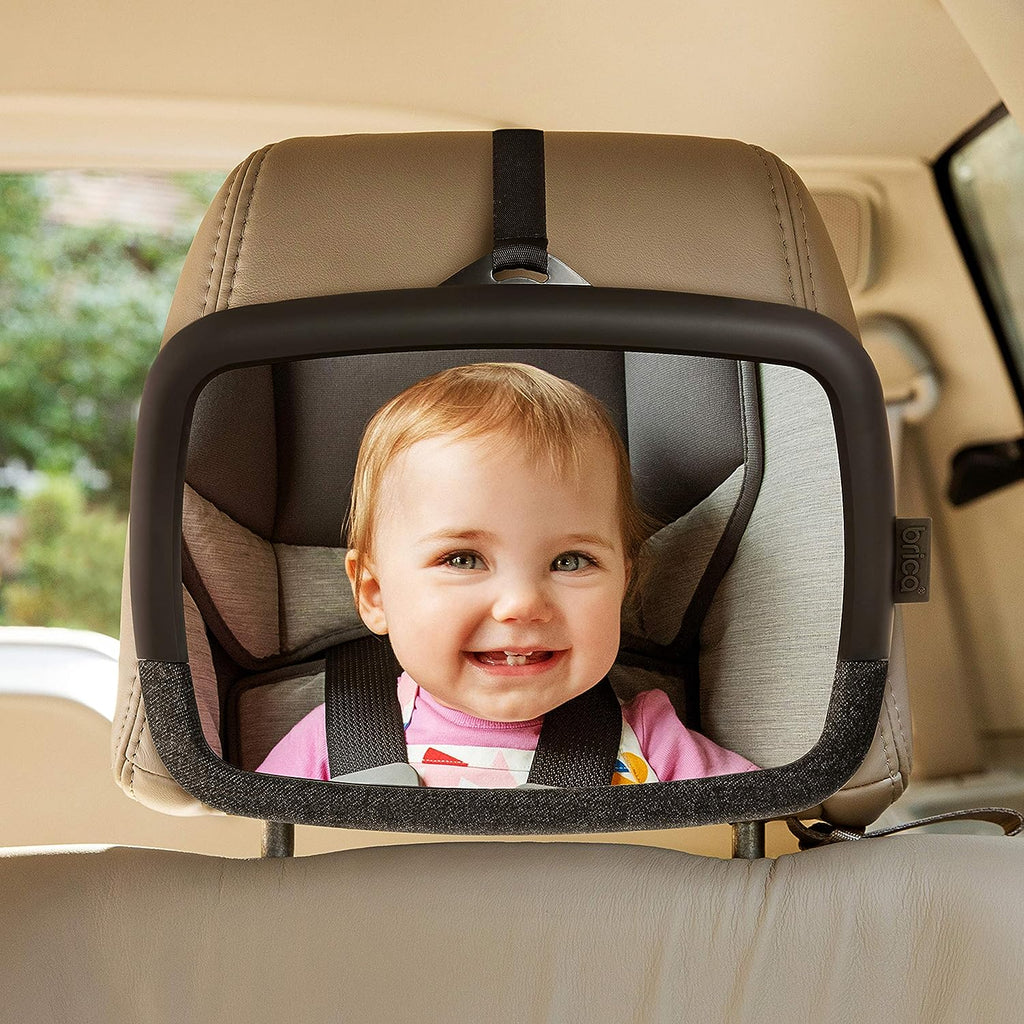 MunchkinBricaMagnetic Stretch to FitSun Shade and 360 Pivot Baby in-SightWide-Angle Adjustable Car Mirror