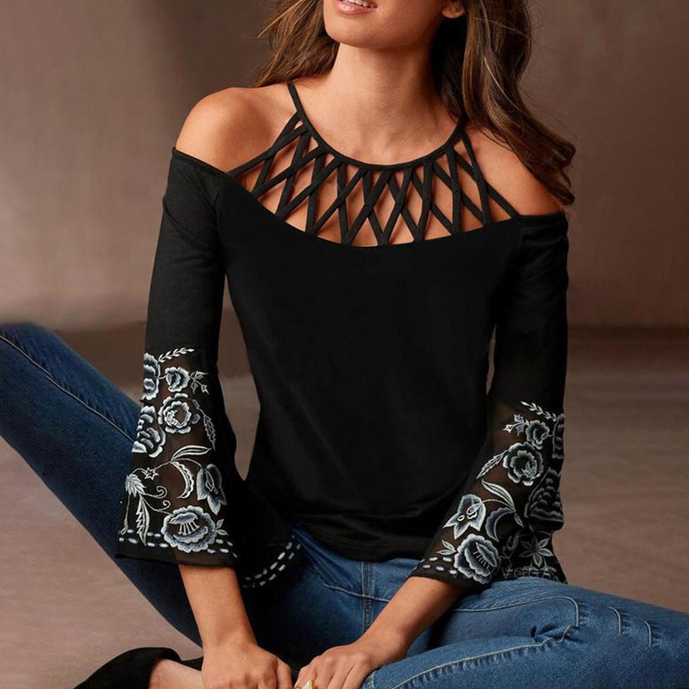 Casual Off-shoulder Jacquard Knit Top