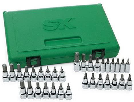 SK 89039 Superset 33 Piece 1/4-Inch and 3/8-Inch Drive Screwdriver Bit Set Set