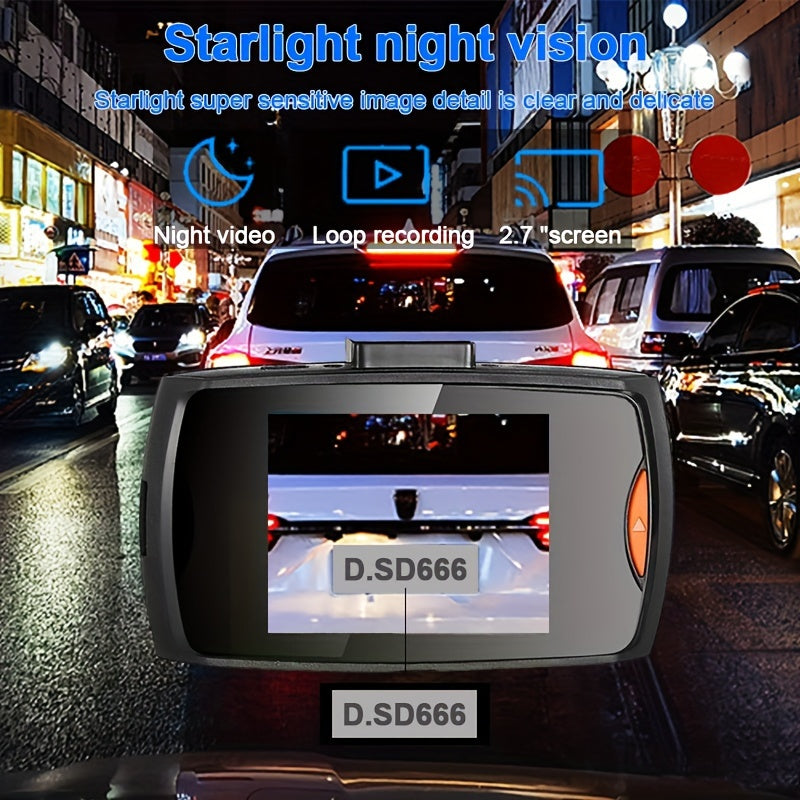 Full HD 1080P Car DVR Recorder With 140° Wide Angle View - Capture Every Moment While You Drive!
