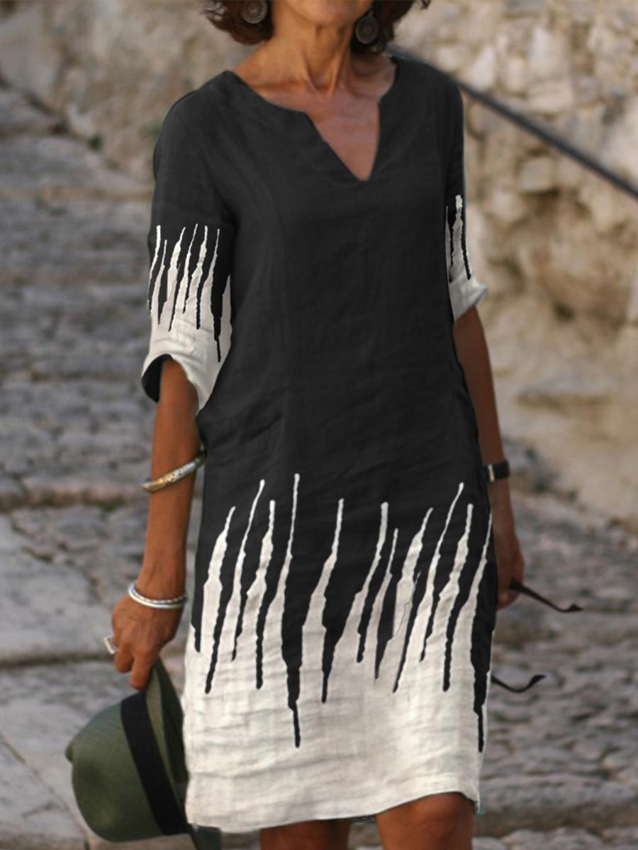 Casual Printed Dress
