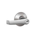 Elan Satin Chromel Light Commercial Keyed Entry Door Lever