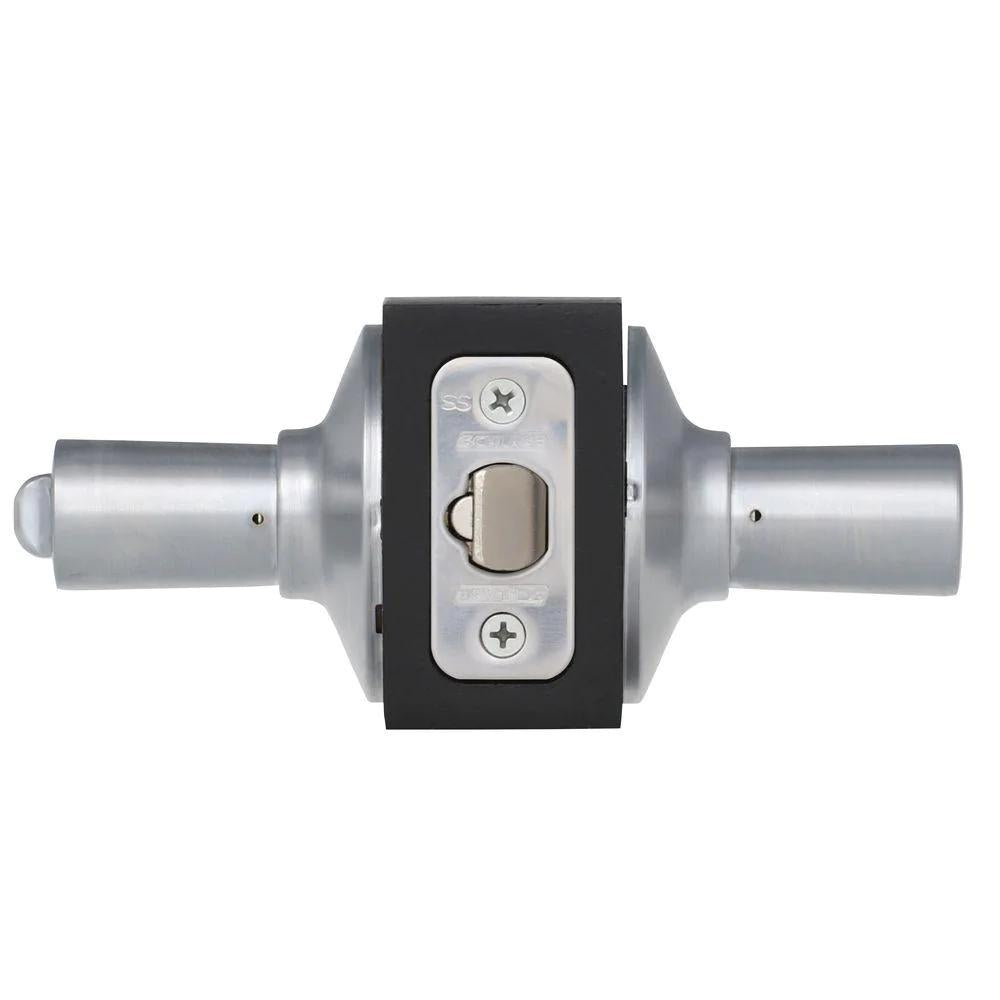 Elan Satin Chromel Light Commercial Keyed Entry Door Lever