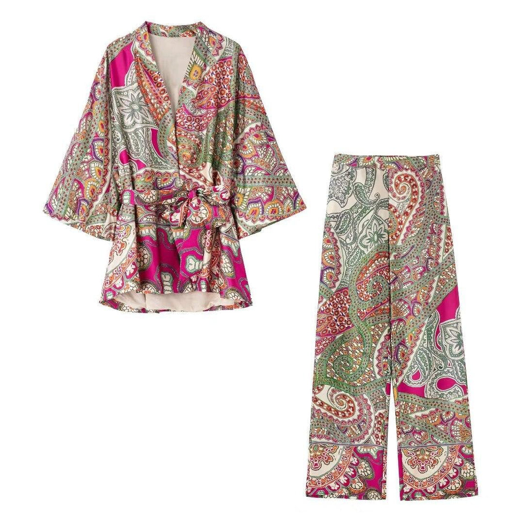 boho wide leg baggy pants