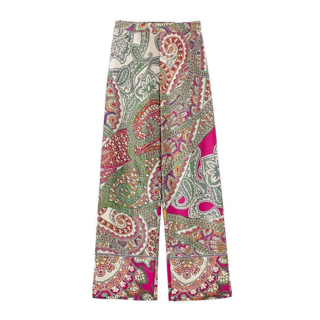 boho wide leg baggy pants