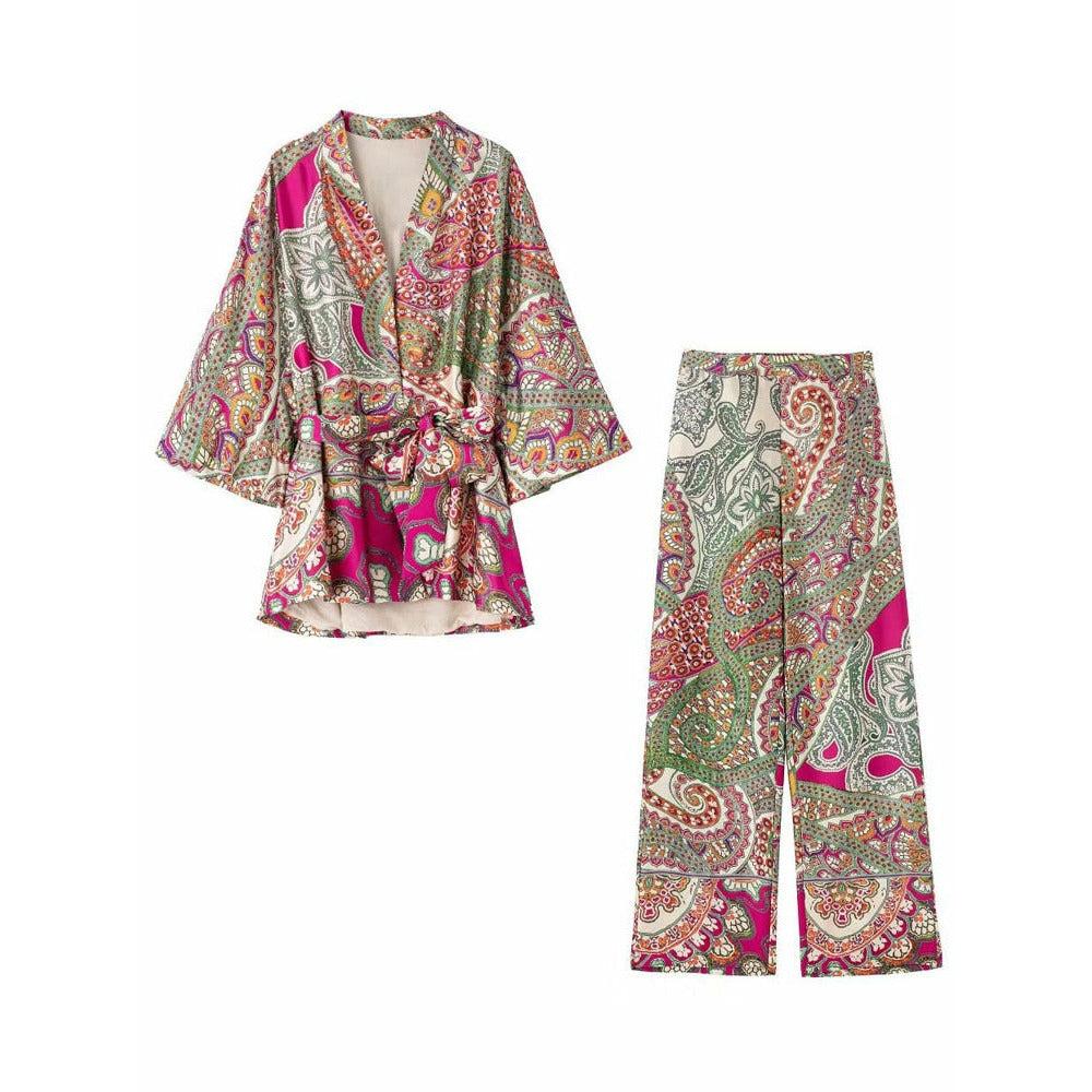boho wide leg baggy pants