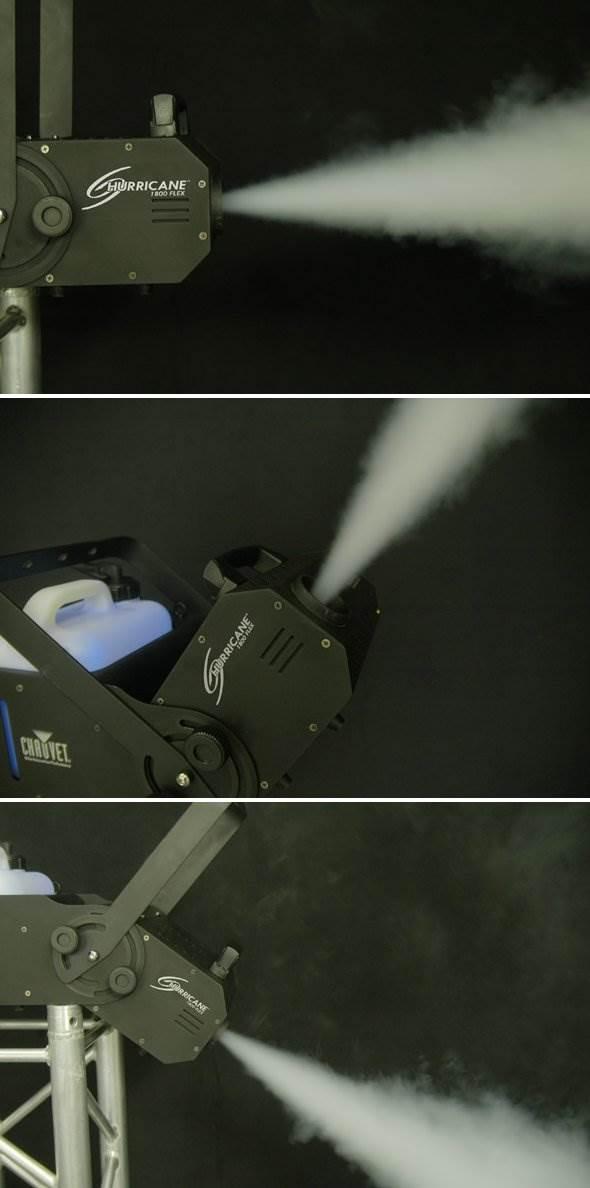 Chauvet DJ Hurricane 1800 H1800 Flex Fog/Smoke Machine W/4 FJU Gallons Fog Juice