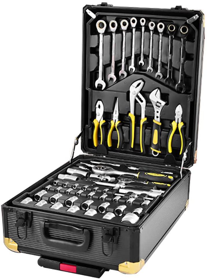 Tool Kit for Home,186 in 1 Screwdriver Set,Home Repair Basic Tool Kit Sets,General Household Hand Tool Kit Tie Rod Type Toolbox, Mechanics Tool Set Socket Auto Repair Tool