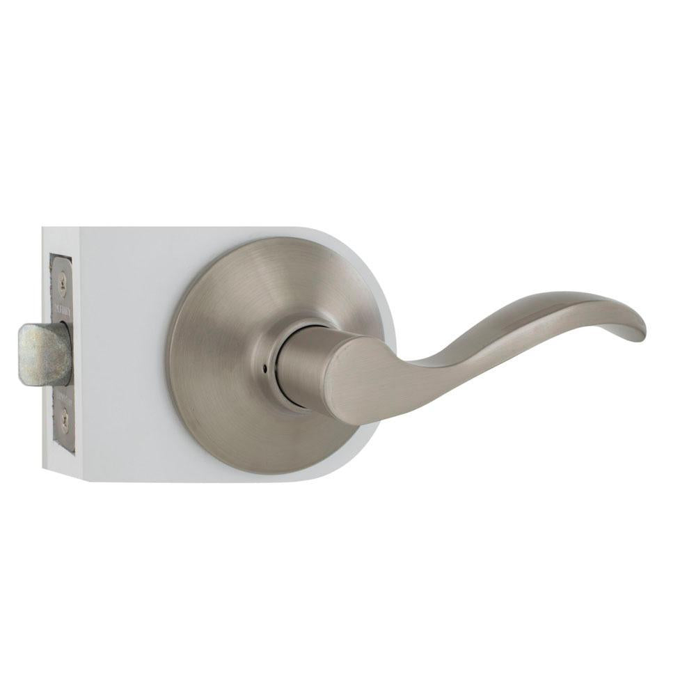 Naples Satin Nickel Hall and Closet PassaDoor Lever