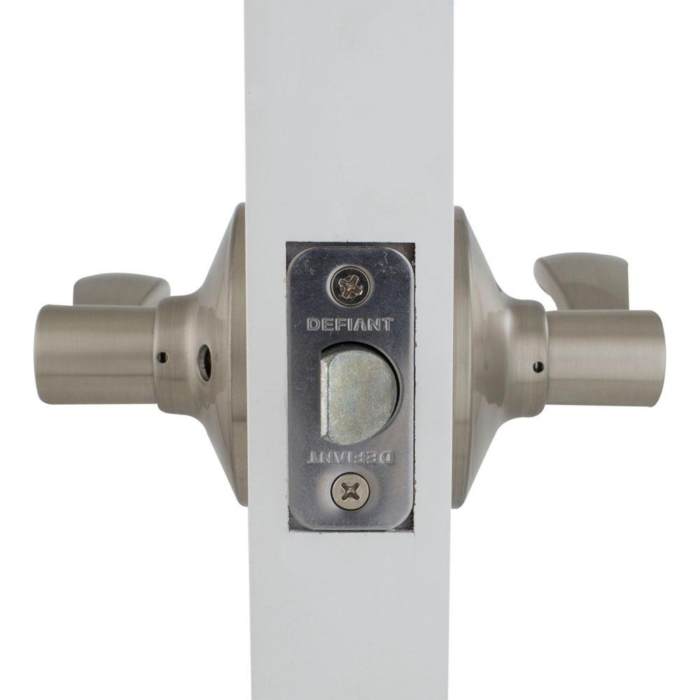 Naples Satin Nickel Hall and Closet PassaDoor Lever