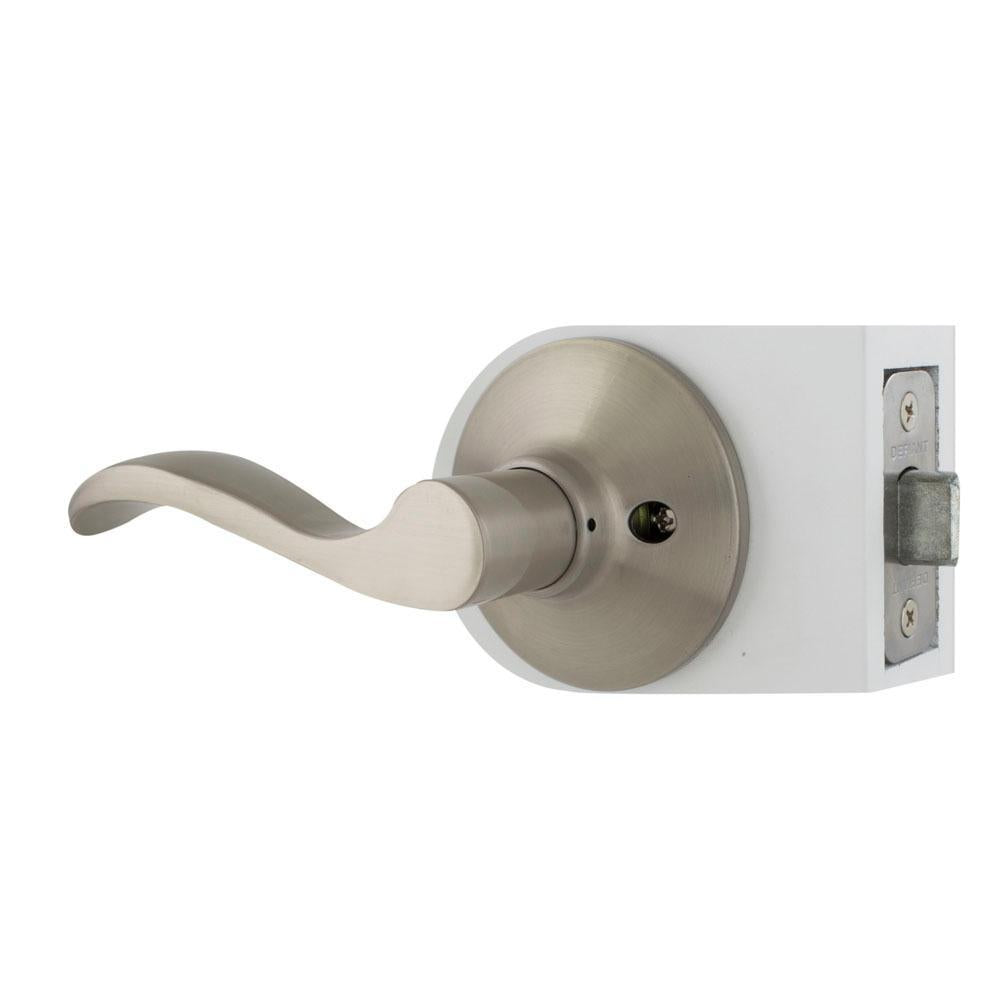 Naples Satin Nickel Hall and Closet PassaDoor Lever