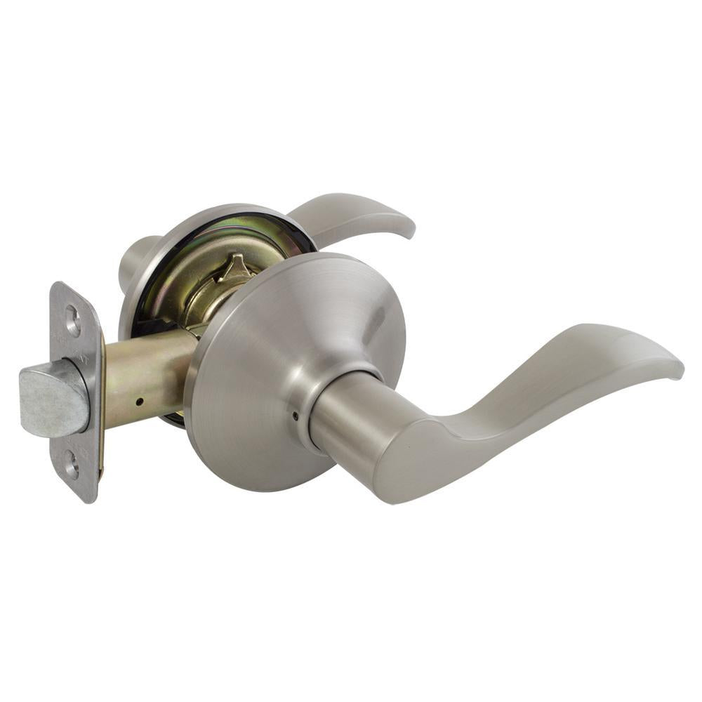 Naples Satin Nickel Hall and Closet PassaDoor Lever